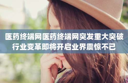 医药终端网医药终端网突发重大突破行业变革即将开启业界震惊不已