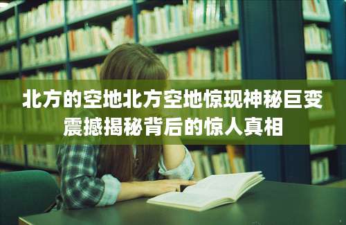 北方的空地北方空地惊现神秘巨变震撼揭秘背后的惊人真相