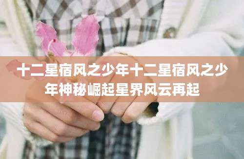 十二星宿风之少年十二星宿风之少年神秘崛起星界风云再起