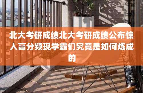 北大考研成绩北大考研成绩公布惊人高分频现学霸们究竟是如何炼成的