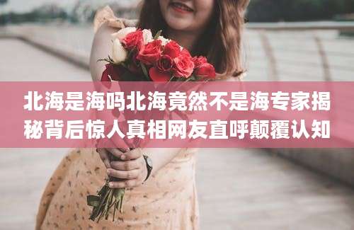 北海是海吗北海竟然不是海专家揭秘背后惊人真相网友直呼颠覆认知