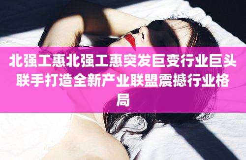 北强工惠北强工惠突发巨变行业巨头联手打造全新产业联盟震撼行业格局