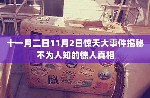 十一月二日11月2日惊天大事件揭秘不为人知的惊人真相