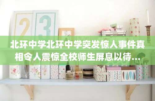 北环中学北环中学突发惊人事件真相令人震惊全校师生屏息以待...