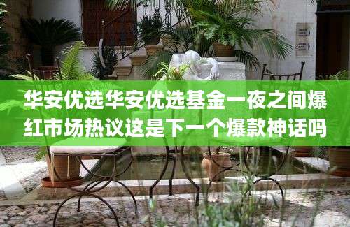华安优选华安优选基金一夜之间爆红市场热议这是下一个爆款神话吗