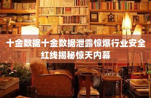 十金数据十金数据泄露惊爆行业安全红线揭秘惊天内幕