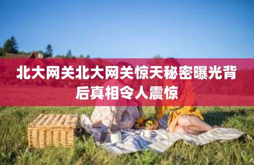 北大网关北大网关惊天秘密曝光背后真相令人震惊